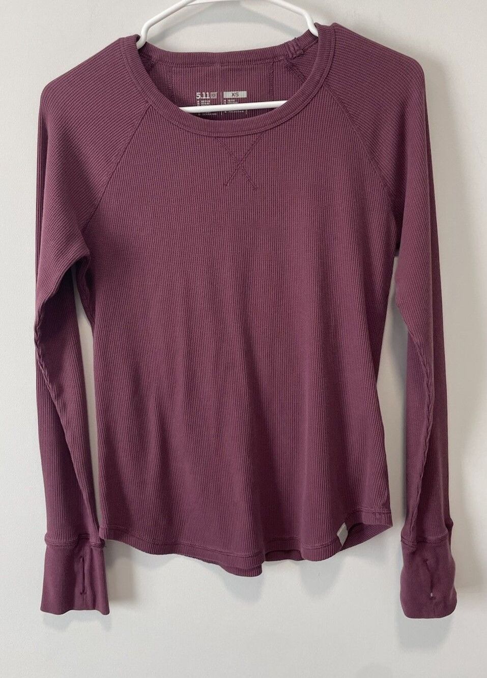 511 Tactical Purple Women’s XS Thermal Shirt Top Outdoor Hiking Camping Winter